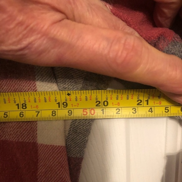 American Eagle Flannel Lumber Jack Plaid Button Up Super Soft Shirt - Picture 6 of 12